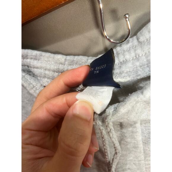 Nike Sweat Grey Pants VTG XL Relax Comfort Lounge Drawstring Athletic Athleisure - Picture 9 of 16